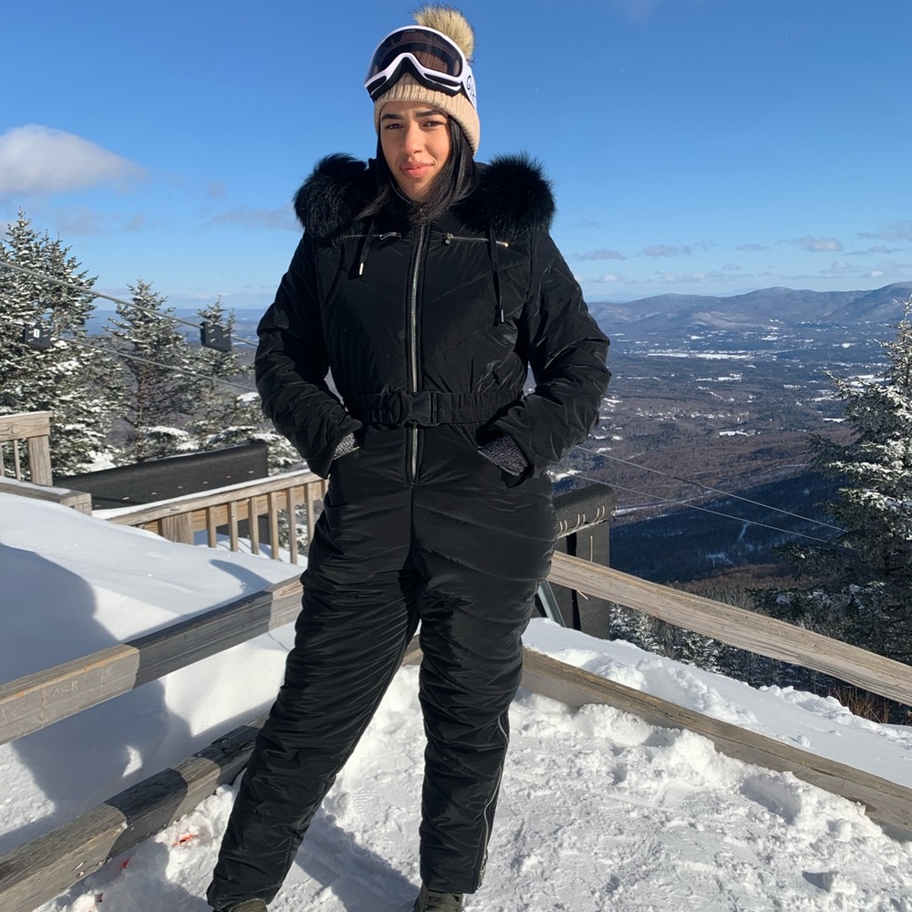 Black Ski suit